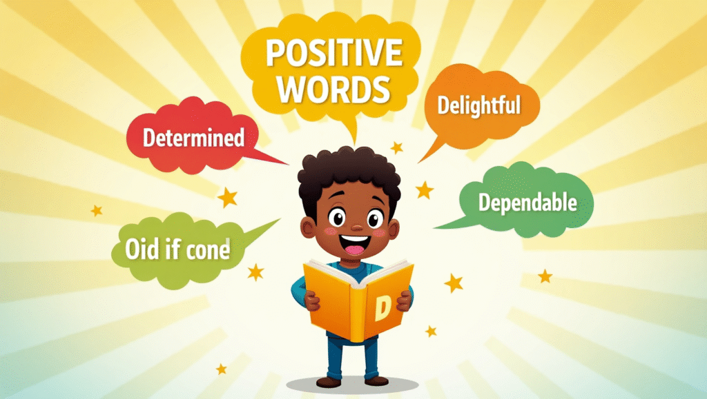 positive d words