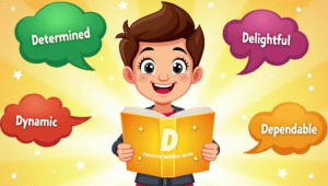positive words that start with d