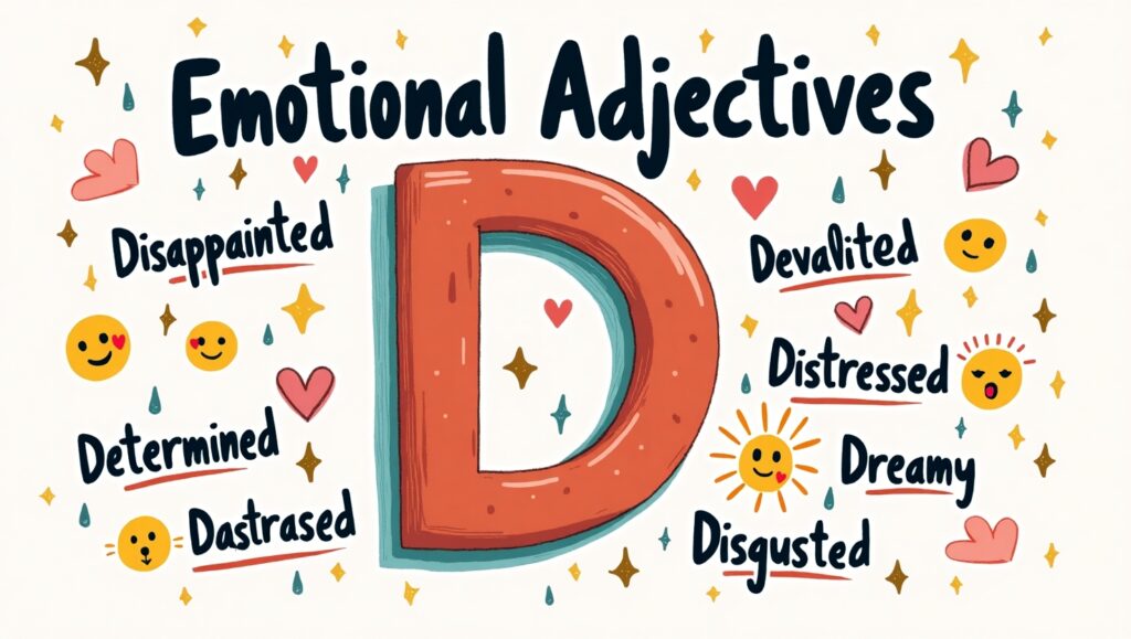 Emotion Filled D adjectives 
