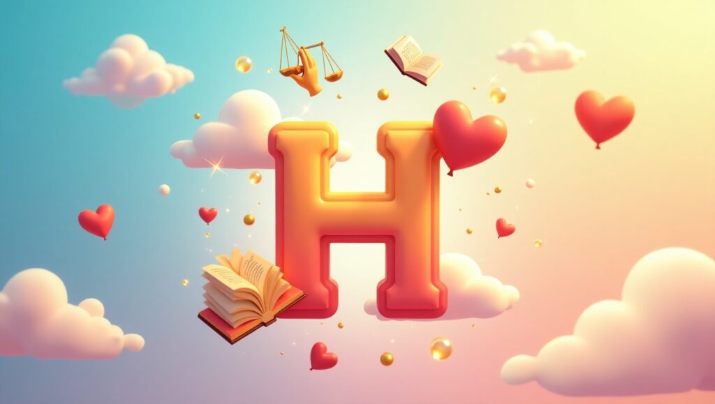 Heart H Adjectives 
