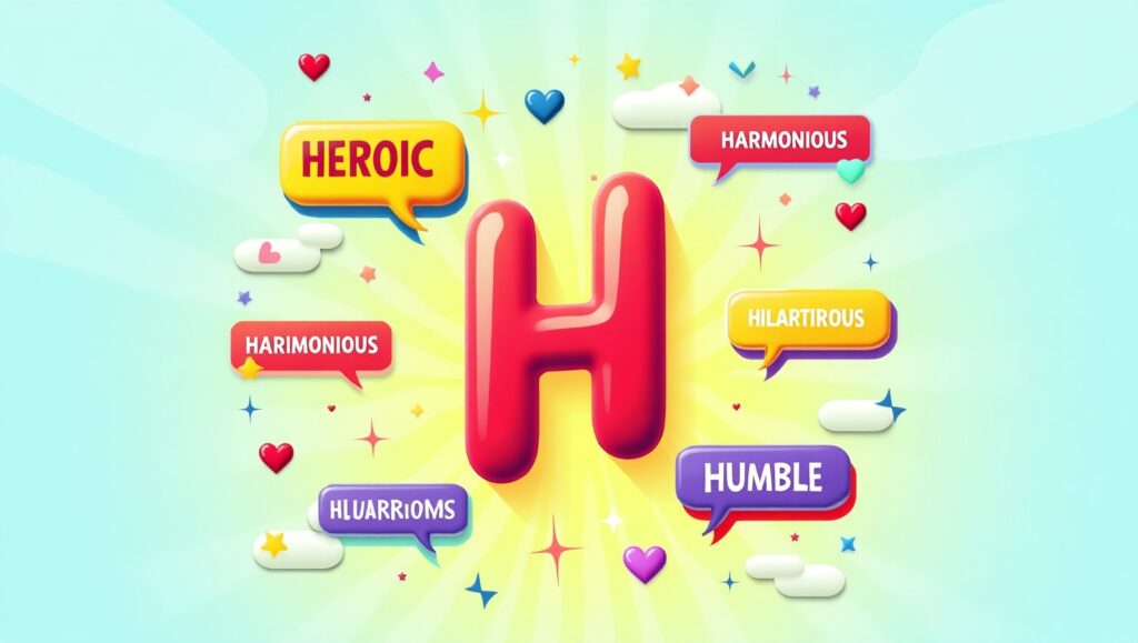 Nice H adjectives 