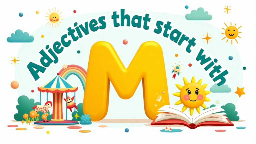 M adjectives colourful