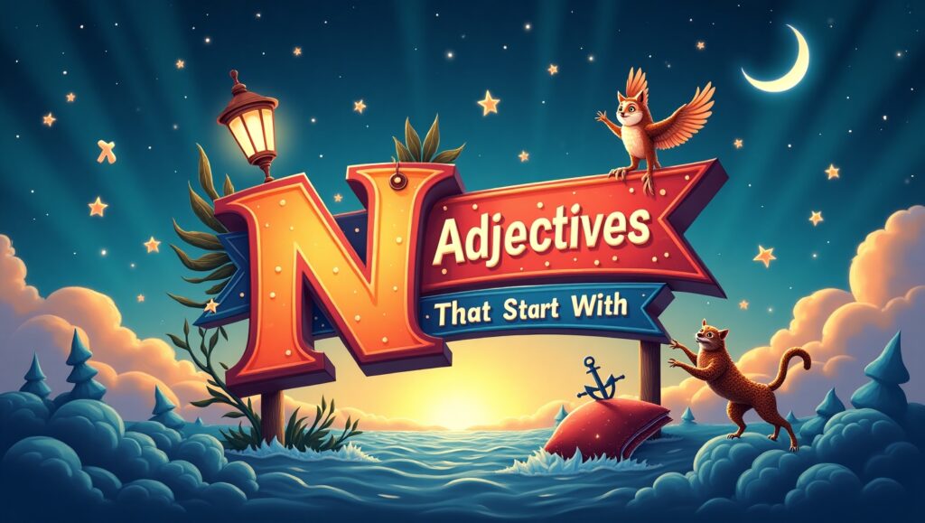 N adjectives for every mood
